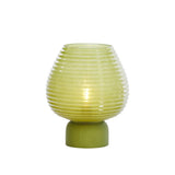 Alenna Glass Green Table lamp