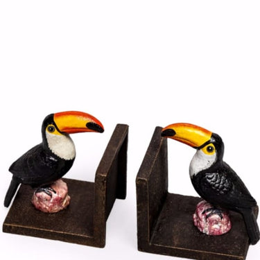 Cast Iron Toucan Bookends