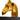 Giraffe Floor Lamp With Black Shade