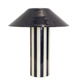 Navy Blue/White Stripe Rechargeable Table Lamp