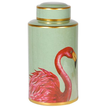 Flamingo Lidded Jar