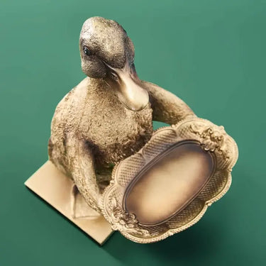 Gold Duck Card Holder