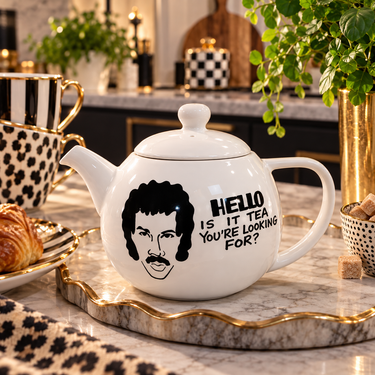Hello Is It Tea You're Looking For, Round Teapot