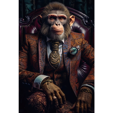 Smart Chimp Wall Art