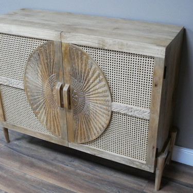 Rattan & Mango Sideboard