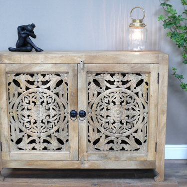 Hand Carved 120cm Cabinet