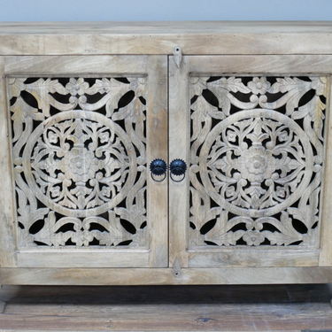 Hand Carved 120cm Cabinet