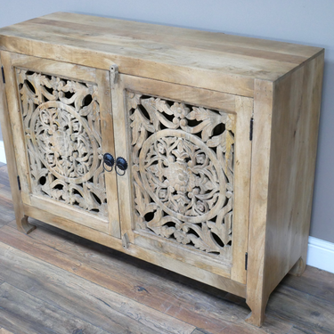 Hand Carved 120cm Cabinet