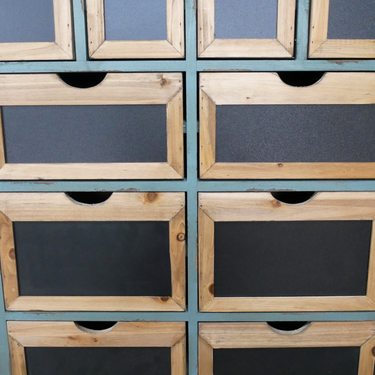 Chalkboard Drawer Storage Cabinet
