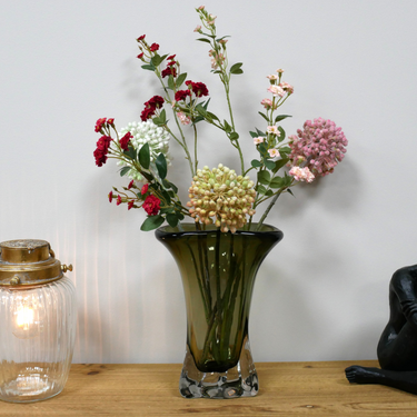 Green Glass Vase