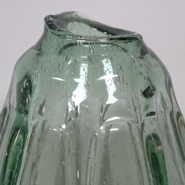 Light Green Tall Glass Vase