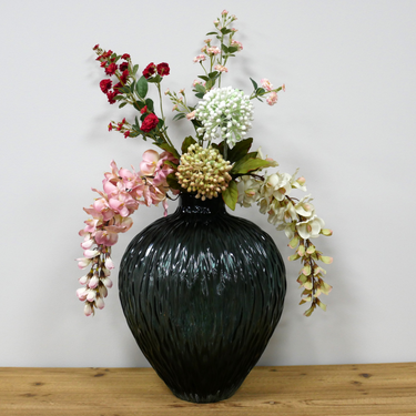 Black Glass Vase