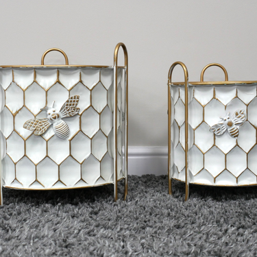 Set Of 2 Bee Planters