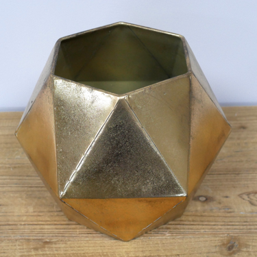 Metal Gold Vase
