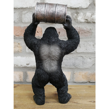 Gorilla With Oil Drum