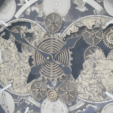 Clock With Cogs