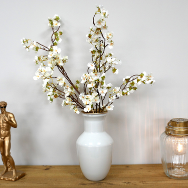White Metal Vase