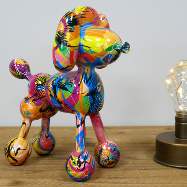 Large Multi Colour Poodle