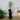 Black Sausage Dog Vase