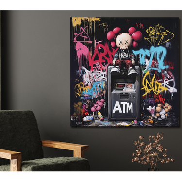 Graffiti ATM Wall Art