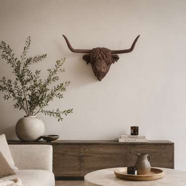 Velvet Brown Highland Cow
