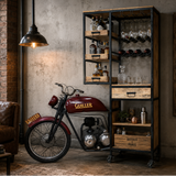 Motorbike Bar Cabinet