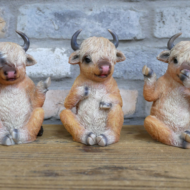 Hear No Evil Cows (Set of 3)