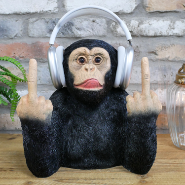 Naughty Monkey Headphone Holder