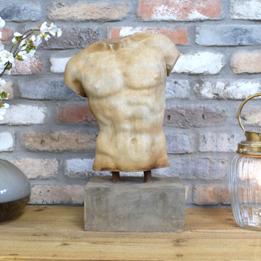 Hand Carved Marble Torso