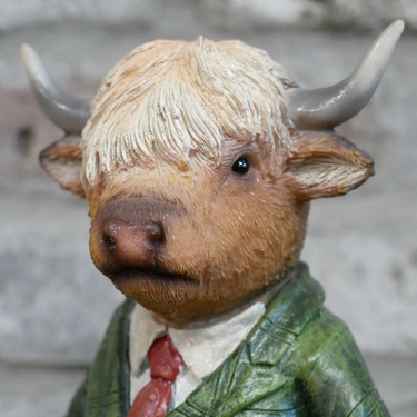 Highland Cow In A Suit