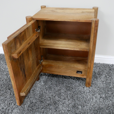 Acacia Wood Bedside Cabinet