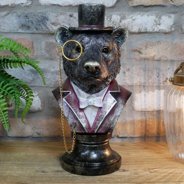 Bear Red Bust