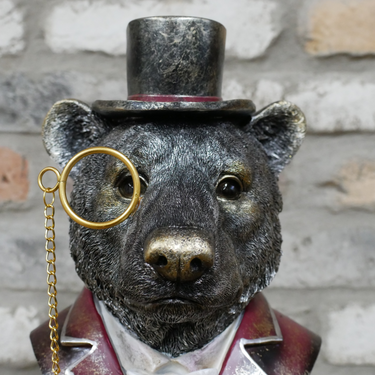 Bear Red Bust