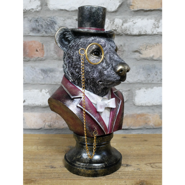 Bear Red Bust