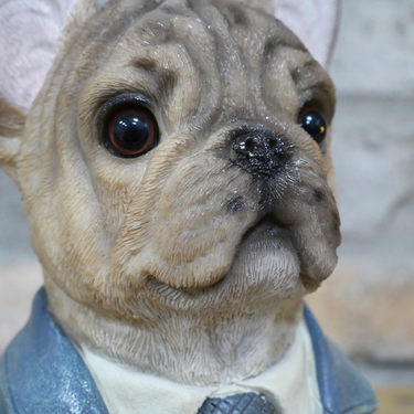Small Frenchie Dog Bust