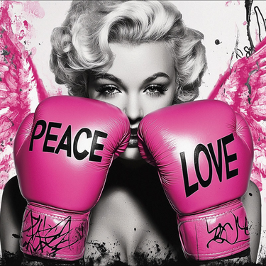 Boxing Marilyn Wall Art