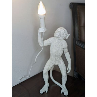 Monkey Holding Candle Table Lamp 40cm