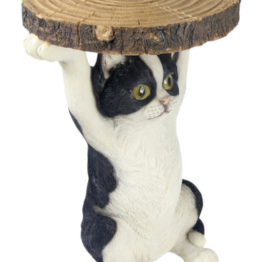 Black & White Cat Table 51cm