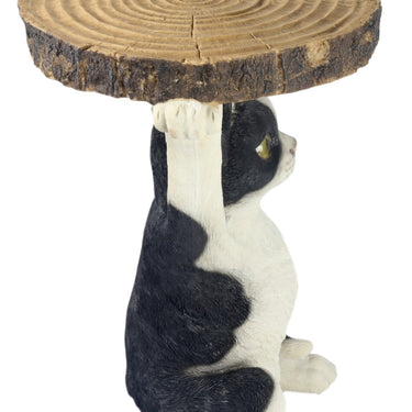 Black & White Cat Table 51cm