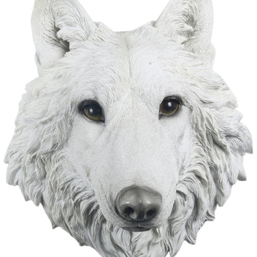 White Wolf Head 46.5cm
