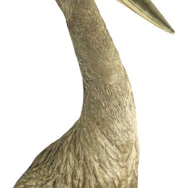 Gold Stork Head Wall Art