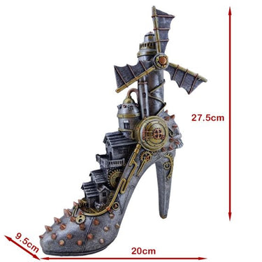 Steampunk High Heeled House Shoes