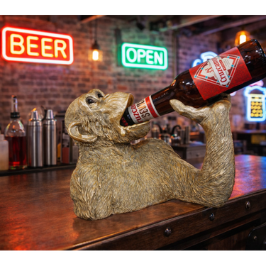 Gold Monkey Bottle Holder