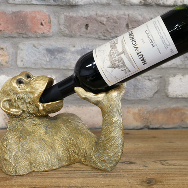 Gold Monkey Bottle Holder