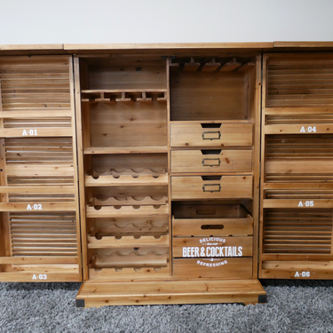 Shutter Bar Cabinet
