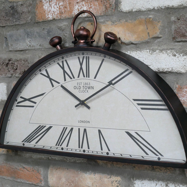 Half Round Clock