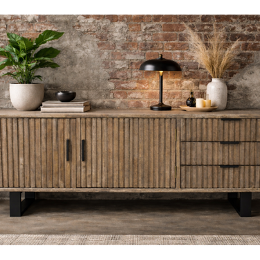 TV / Low Sideboard Slatted Cabinet