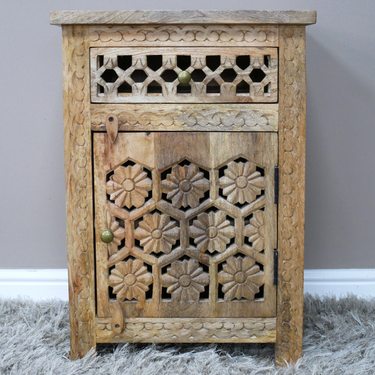 Mango Wood Bedside Cabinet