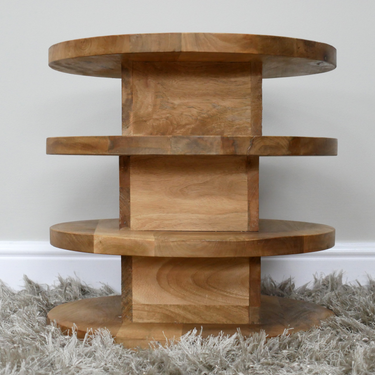 Side Table With Shelves