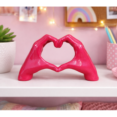Dark Pink Love Hands